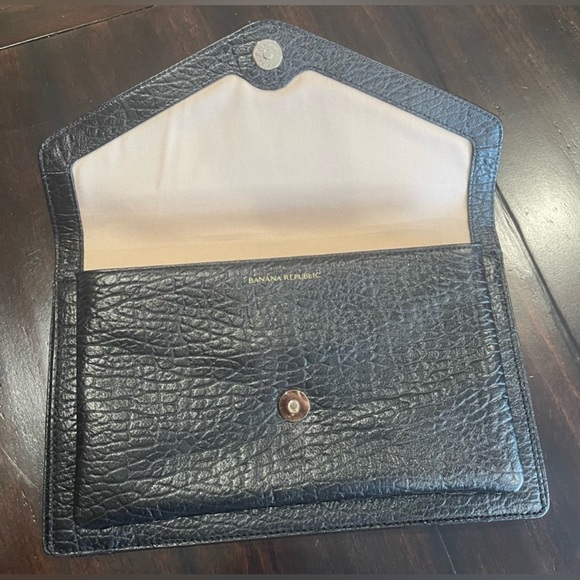 Banana Republic leather clutch handbag - Picture 4 of 8